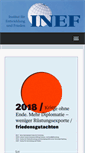 Mobile Screenshot of inef.uni-due.de