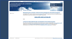 Desktop Screenshot of kom.wiwi.uni-due.de