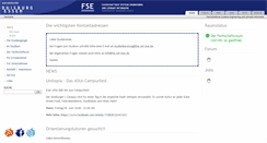 Desktop Screenshot of fse.uni-due.de