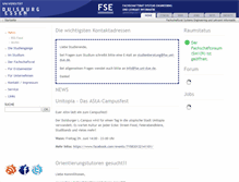 Tablet Screenshot of fse.uni-due.de