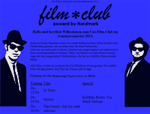 Tablet Screenshot of filmclub.uni-due.de